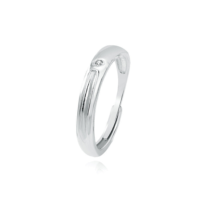 Original S925 Sterling Silver Couple Ring