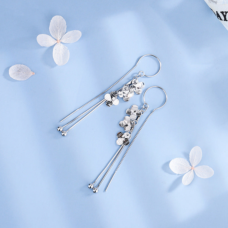 Super Flash S925 Sterling Silver Earring Ear Line Sterling Silver Ear Line