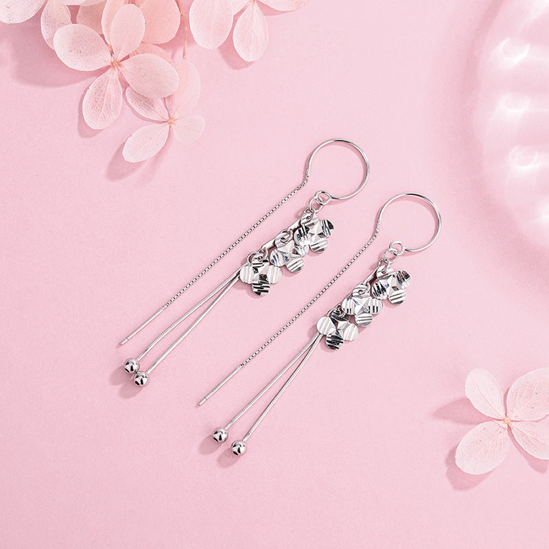 Super Flash S925 Sterling Silver Earring Ear Line Sterling Silver Ear Line