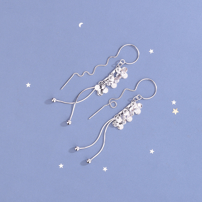 Super Flash S925 Sterling Silver Earring Ear Line Sterling Silver Ear Line