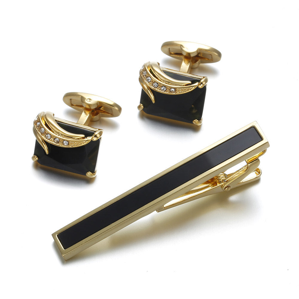 European And American Fashion Gentleman Tie Clip High Quality Cufflinks