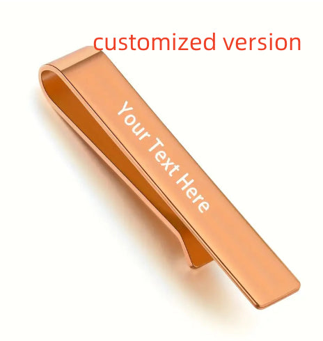 Simple And Fashionable Stainless Steel Tie Clip