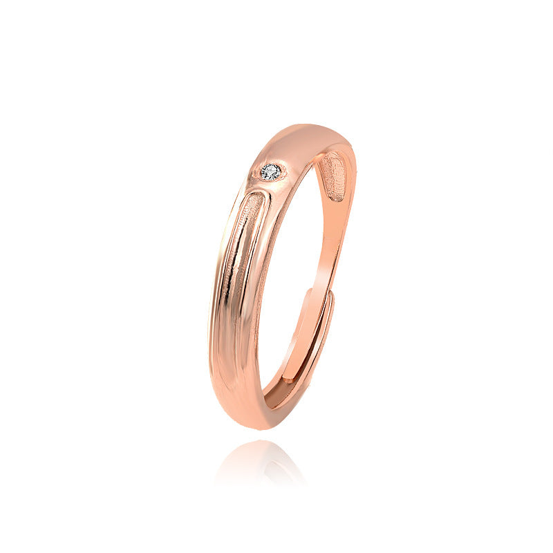 Original S925 Sterling Silver Couple Ring