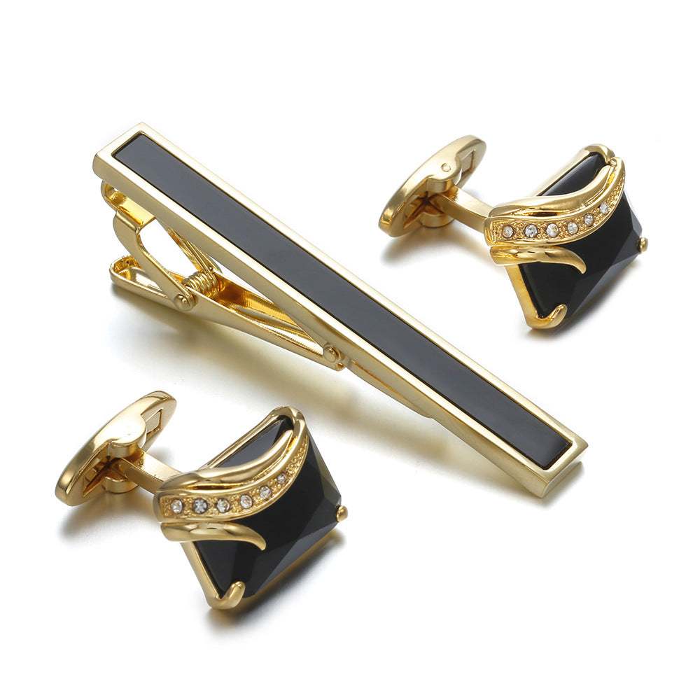 European And American Fashion Gentleman Tie Clip High Quality Cufflinks