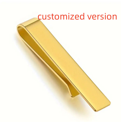 Simple And Fashionable Stainless Steel Tie Clip