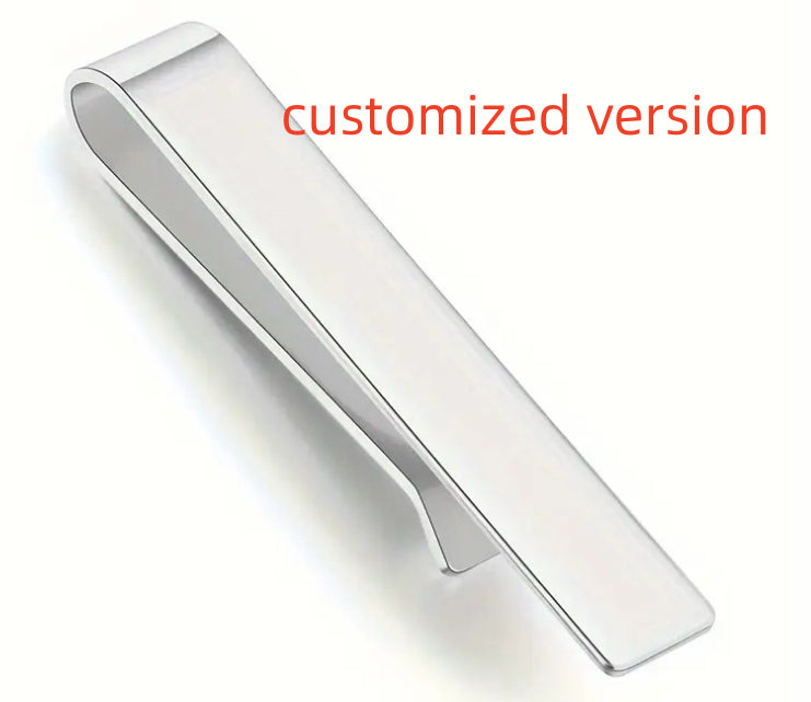 Simple And Fashionable Stainless Steel Tie Clip