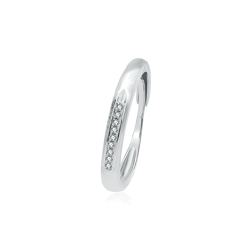 Original S925 Sterling Silver Couple Ring